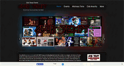 Desktop Screenshot of clubtemptlax.com